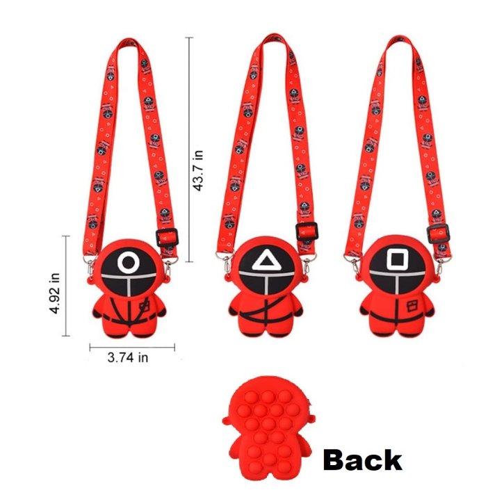 Push Pop Fidget Cross Body Bag [Squid GAME]